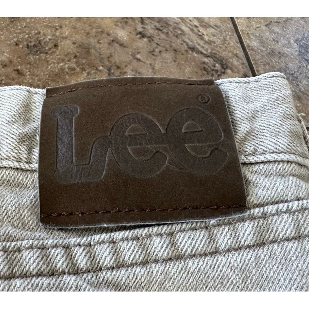Lee Jeans Relaxed Fit Men's Size 42X30 Tan Straight Leg Denim Fit 41X 29 - Picture 8 of 8